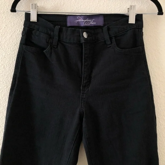 Not Your Daughter’s Jeans in Black mid to high waist straight fit - Picture 2 of 5